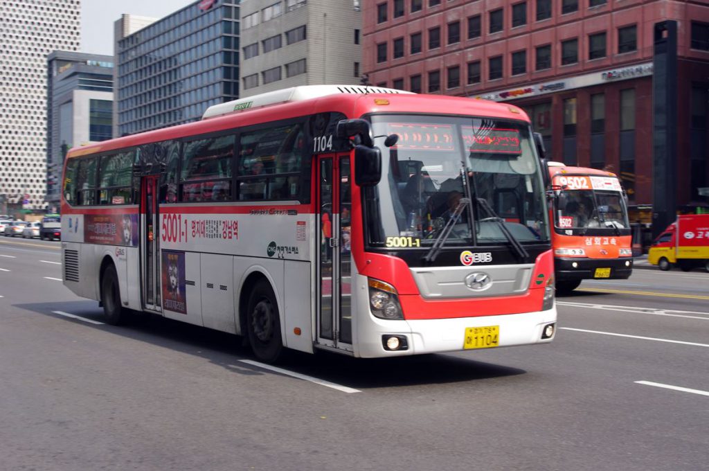 ソウルの広域バス